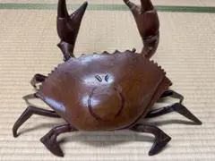 木彫り 蟹 カニ 隠し収納③ - メルカリ