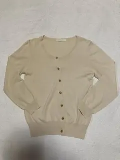 （株）ワールドレディース長袖カーディガン（L）美品 最終値のサムネイル