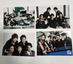 嵐 ライブ公式写真 4枚セット 5×10