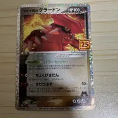 マグマ団のグラードン プロモカードパック 25th ANNIVERSARY e…