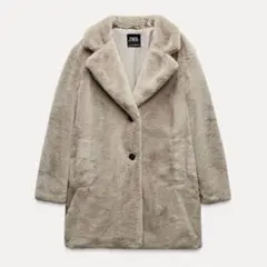 ZARAファーコート　Mサイズ
