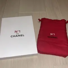 CHANEL N°1 DE CHANEL ヌメロアン ポーチ 赤 シャネル