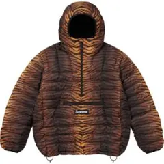 Supreme Micro Down Half Zip Hooded Tiger
