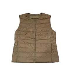 UNIQLO ユニクロ ダウンベスト ベージュ レディース XL