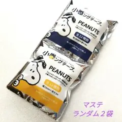 スヌーピー　マスキングテープ　小巻ングテープ　ランダム　２袋セット　ピーナッツ