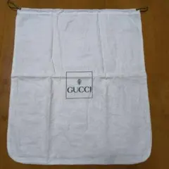 GUCCI 巾着袋 バッグ袋 ホワイト