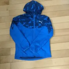 Pumaプーマ 青 フード付きウインドブレーカー