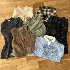子供服 まとめ売り 女の子 サイズ120 ワンピース&トップス