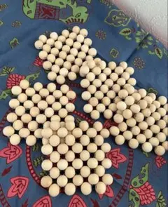 木製コースター　天然木　ハンドメイド　5枚セット