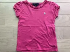 POLO Ralph Lauren Tシャツ ピンク フリル付き 4T