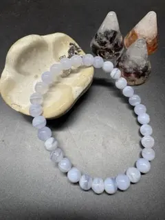 天然石 パワーストーン　ブレスレット　ブルーレース　6㎜　3013