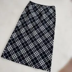 【美品】バーバリーロンドン ロングスカート ノバチェック 40