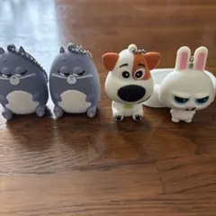 Pet2アニメキャラクターキーホルダーセット
