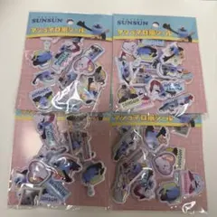 正規品　新品　PUPPET SUNSUN マシュマロ風シール 4袋セット