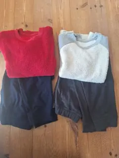 ユニクロ ルームウェアセット M L フリース 2セット