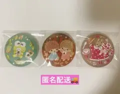 サンリオキャラクターズ　刺繍缶バッジ　ビスケット3