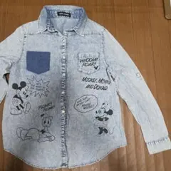 CECIL McBEE ディズニー デニムシャツ ミッキー