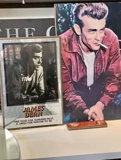ヴィンテージパブミラー　 ジェームスディーン ヴィンテージ James Dean パブミラー - アンティーク