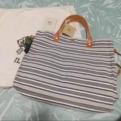 ストライプ トートバッグ