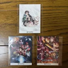 鬼滅の刃 FamilyMart ステッカー 3枚セット