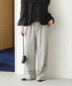 Kastane カットアウトスウェットパンツ