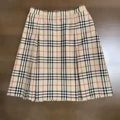BURBERRY LONDON カシミヤ混 ノバチェック ラップスカート 40 | Mercari