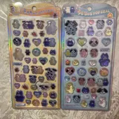 【正規品】うるちゅるポップシール　mojojojo　2組セット