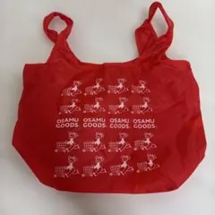 OSAMU GOODS エコバッグ レッド