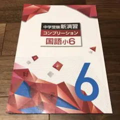 中学受験 新演習 コンプリ―ション 国語小6