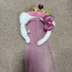 Hello Kitty 王冠付き耳カチューシャ