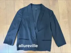 allureville テーラードジャケット ブラック サイズ1のサムネイル