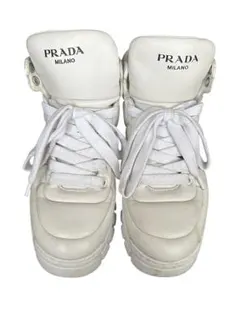 "prada"chunky sole hi cut sneakerのサムネイル