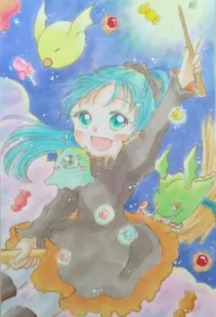 手描き　オリジナル　イラスト　332