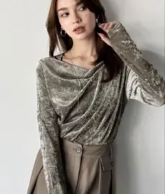 mily bilet一歩先のオシャレにアップデート！クラッシュベロアワンオフ