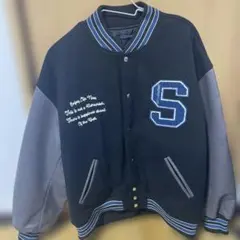 スタジャン ブラック Sのパッチ付き