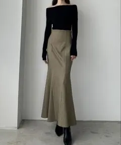 ハイウエストフレアマーメイドスカート