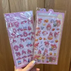 マイメロ　立体シール　マイメロディ　ぷくぷくシール