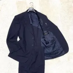 エルメネジルドゼニア セットアップ シルバーグレー 光沢感 ロゴボタン