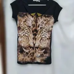 Bershka COLLECTION レオパード柄 Tシャツ