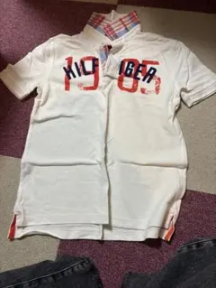 TOMMY HILFIGER ポロシャツ M8〜10 サイズ要確認