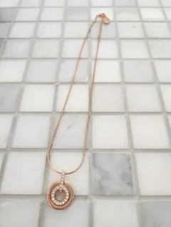 ☆新品☆Swarovski ローズゴールド ネックレス