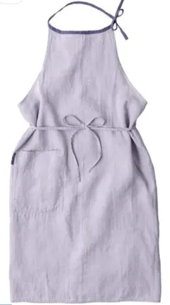 lino e lina リネンエプロン パープル ライラック 新品 未開封のサムネイル