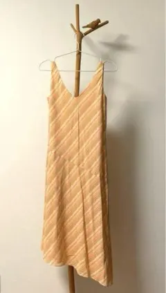 【未使用品】セオリー Theory ロングワンピース オレンジ系