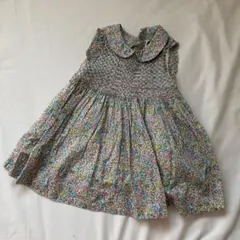 高島屋購入　リバティ　半袖ワンピースとパンツのセット　12-18ヶ月