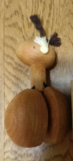 木製　おもちゃ　きりん　ガラガラのサムネイル