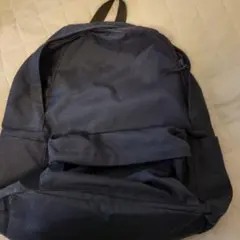 無印　ネイビー ナイロンバックパック