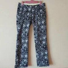 完売品♡Loudmouth モナ柄 LL ハーフパンツ ラウドマウス 34インチ LOUDMOUTH（ラウドマウスゴルフ） ラウドマウス ハーフパンツ 白×黒