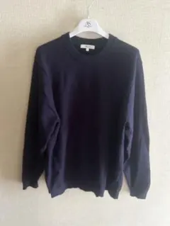 グローバルワーク なめらかクルーネックニット