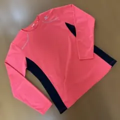 ミズノ長袖Tシャツ L ピンク/ブラック