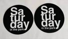 【希少】非売品Saturday in the park ステッカー 2枚セット